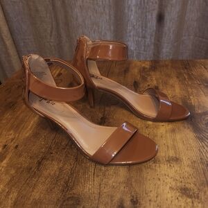 Style & Co. Brown Patent Heels